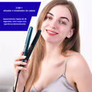 Prancha Portátil 2 em 1 CkeyiN – Alise e Modele com Facilidade em Qualquer Lugar!